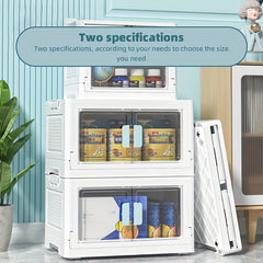 Folding Storage Box Household Transparent Finishing Box