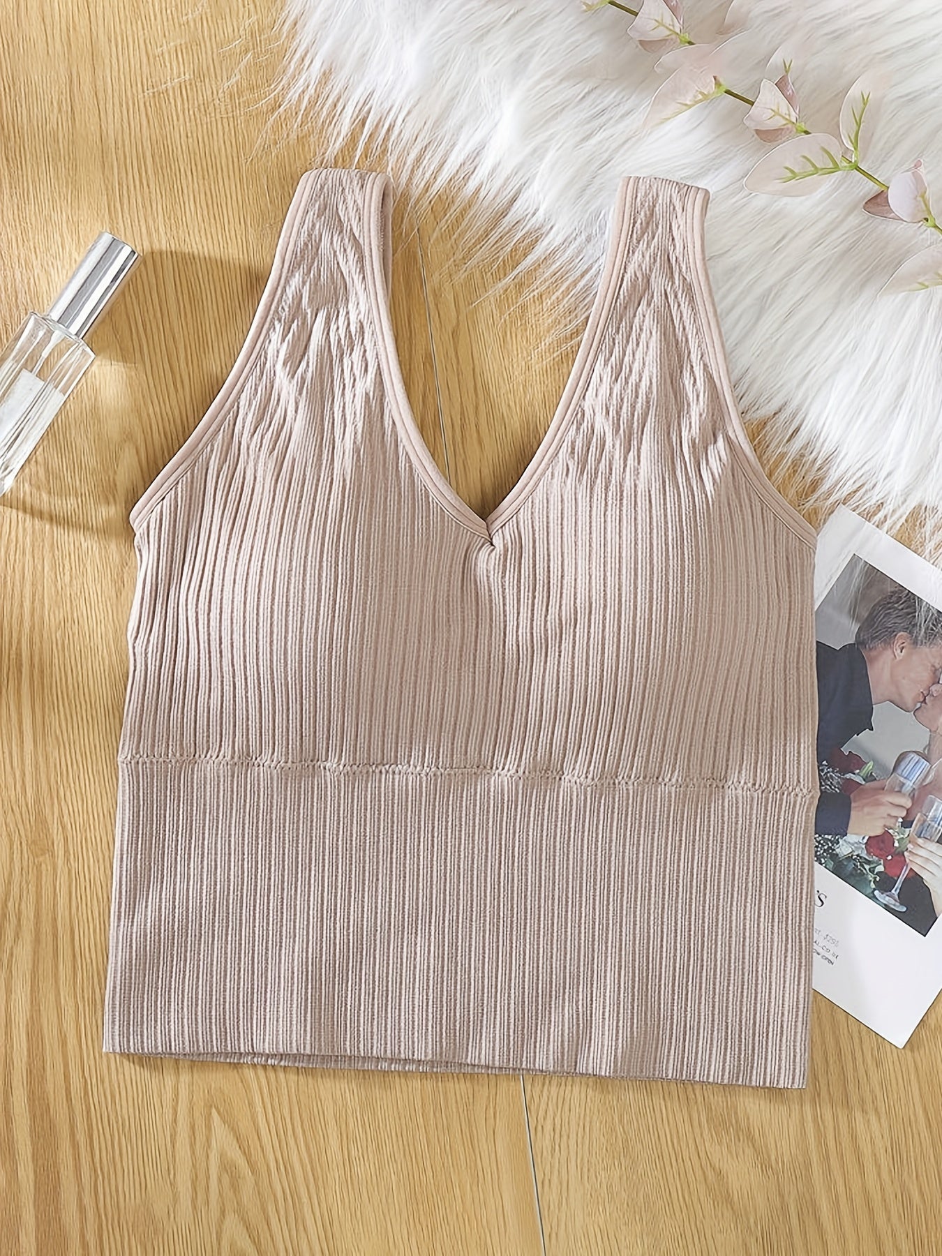 Women's V-Neck Sports Vest Wrap Chest Sleepwear