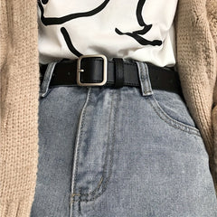 2pcs Pin Buckle Leather Belt for Girls