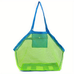 1pc Mesh Beach Bag Extra Large Tote Backpack for Beach Toys Towels Sand Away