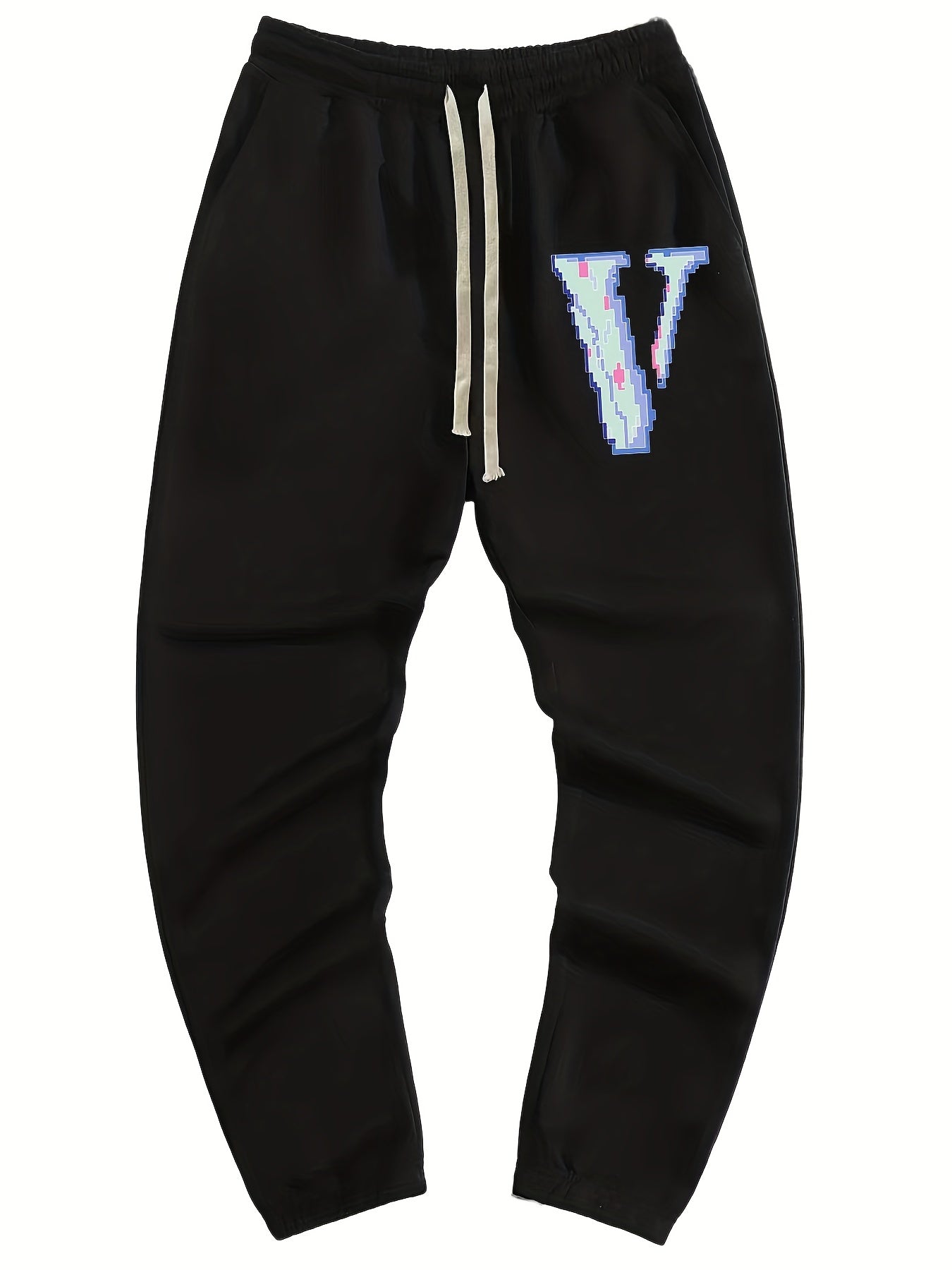 Men s Drawstring Pocket Sweatpants Casual Comfy Jogger Pants