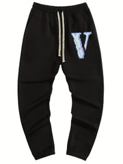 Men s Drawstring Pocket Sweatpants Casual Comfy Jogger Pants