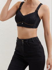 Lace Wireless Push Up Bra - Comfy & Breathable