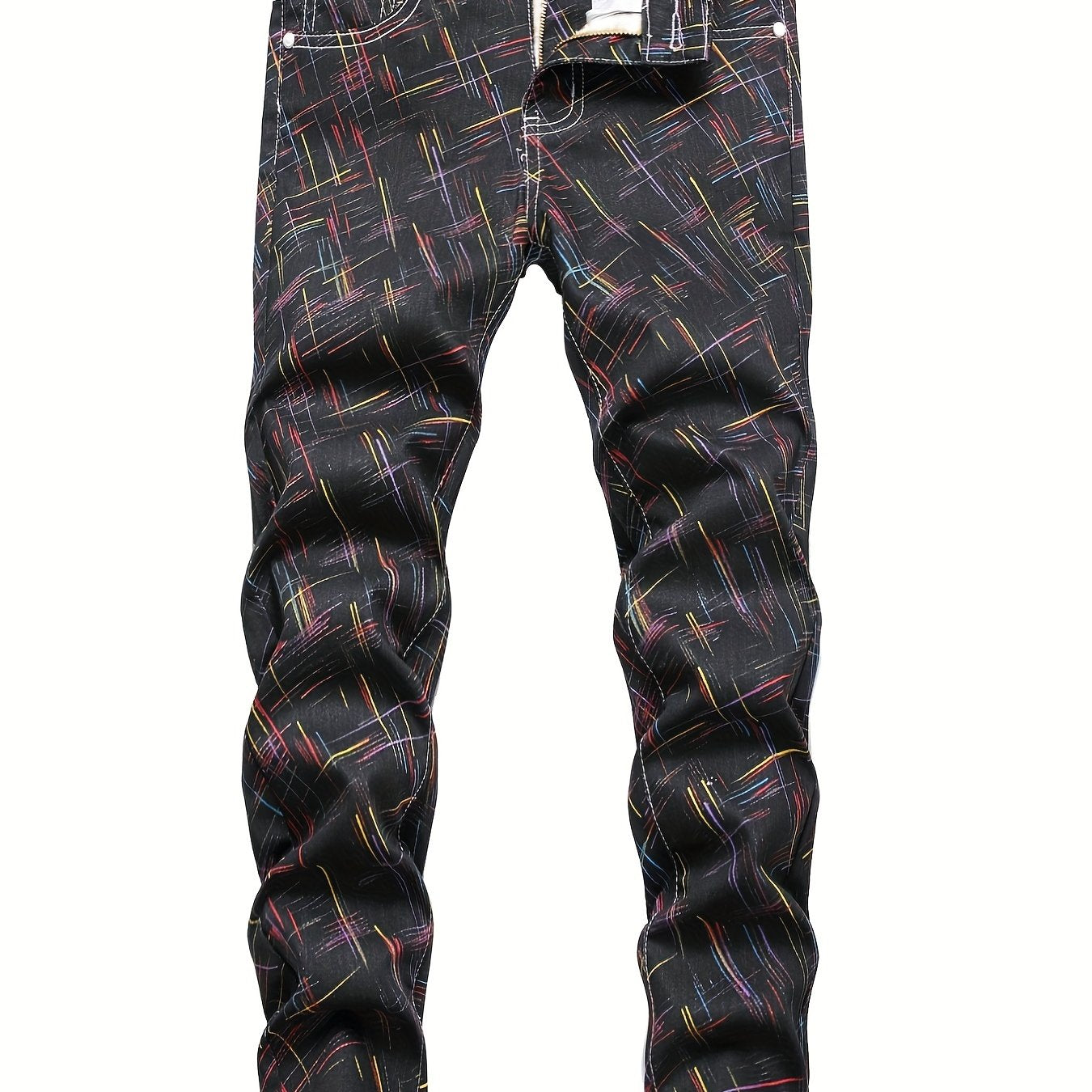 Boys Stripes Jeans Denim Pants Street Hip Hop Style