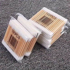 1000pcs Cotton Swabs Double Round Head for Ear and Nose Cleaning