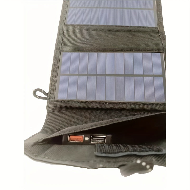 20W Solar Folding Bag Dual USB Fast Charging Portable Solar Panel