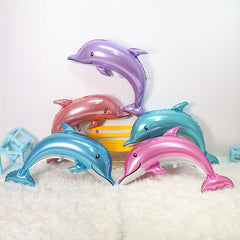 Mermaid Dolphin Foil Balloons Under The Sea Baby Shower Decorations