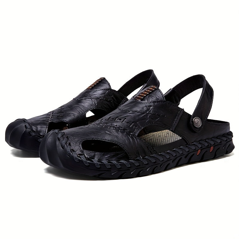 Men's Casual Slip On Closed Toe Sandals