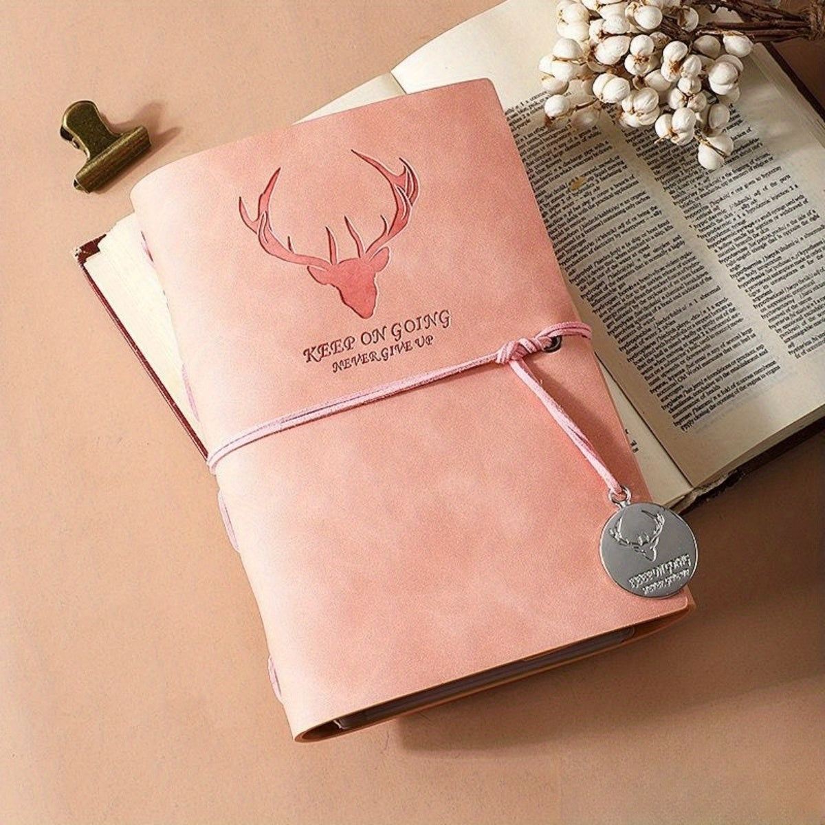 A6 Loose Leaf Journal Book 80 Sheets Removable Notebook