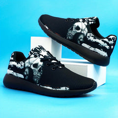 Men's Punk Skull Lightweight Running Shoes
