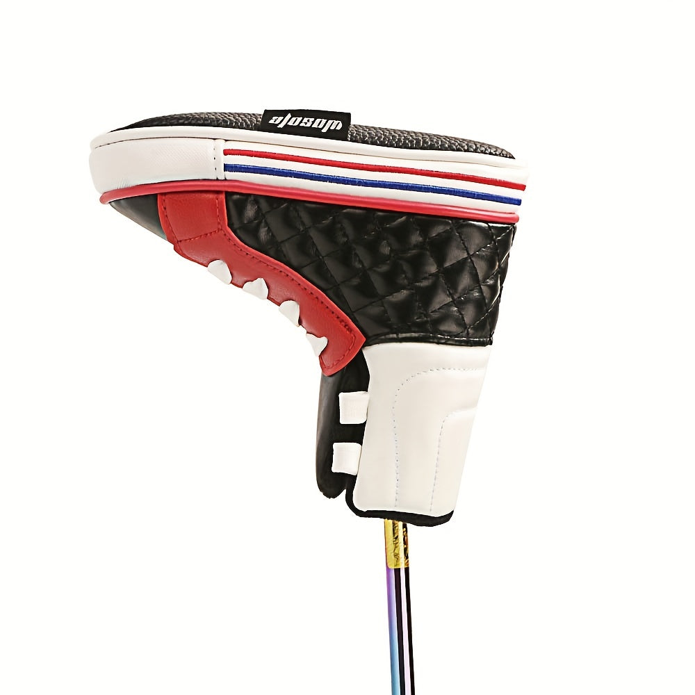 Wosofe Golf Blade Putter Head Cover PU Leather Shoe Shaped Club Protector