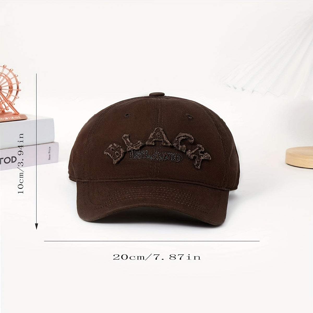 Retro Washed Letters Embroidery Baseball Cap