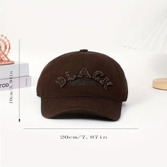 Retro Washed Letters Embroidery Baseball Cap