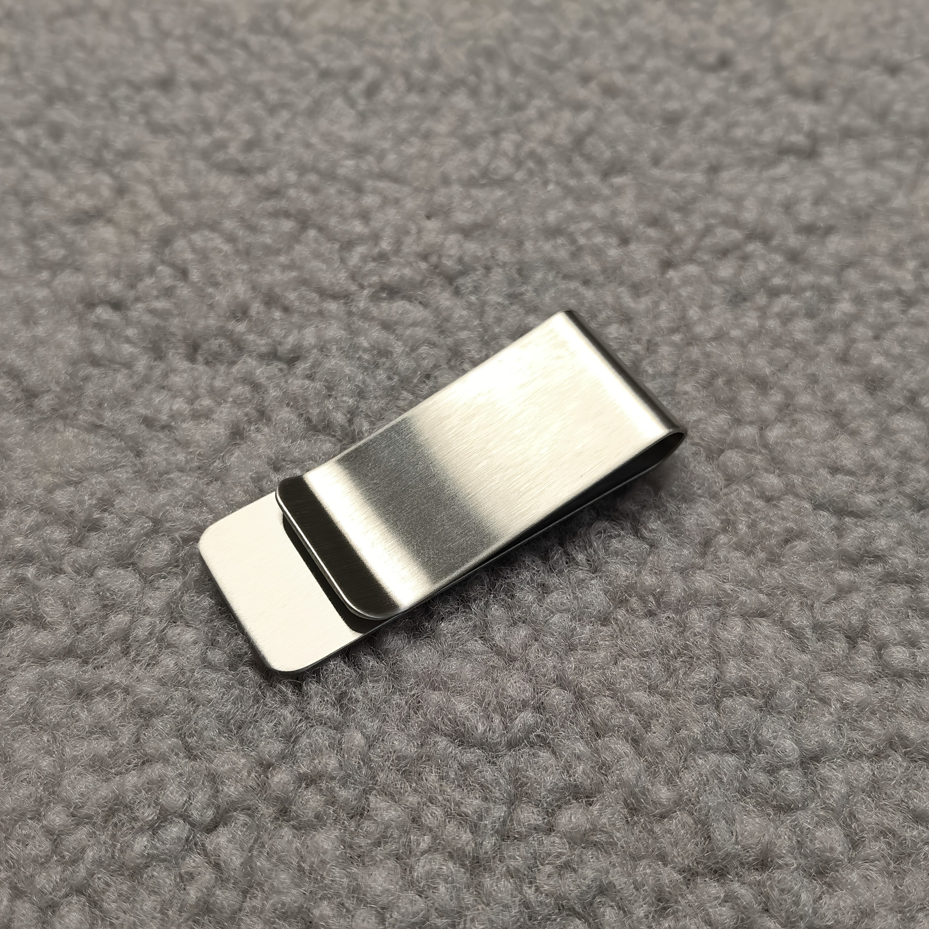 Personalized Stainless Steel Money Clip with Engraved Name