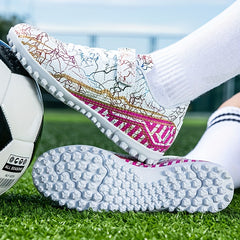 Adult's Turf Football Boots Velcro Outdoor Anti skid TF Soccer Cleats