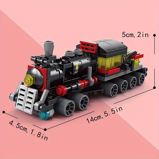 6-in-1 Train Model Building Blocks Toy Set