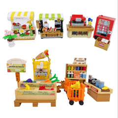 Supermarket Toys Building Blocks Christmas Gift Play House Toys