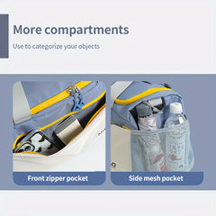 Large Capacity Fitness Tote Bag Waterproof Wet And Dry Separation Travel Bag