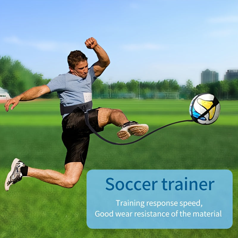 Adjustable Soccer Volleyball Rugby Trainer for Solo Practice Training Aid