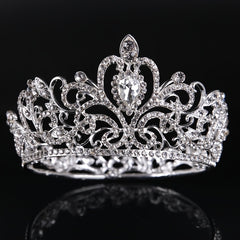 Crystal Rhinestone Wedding Tiaras Bridal Hair Accessories Crown