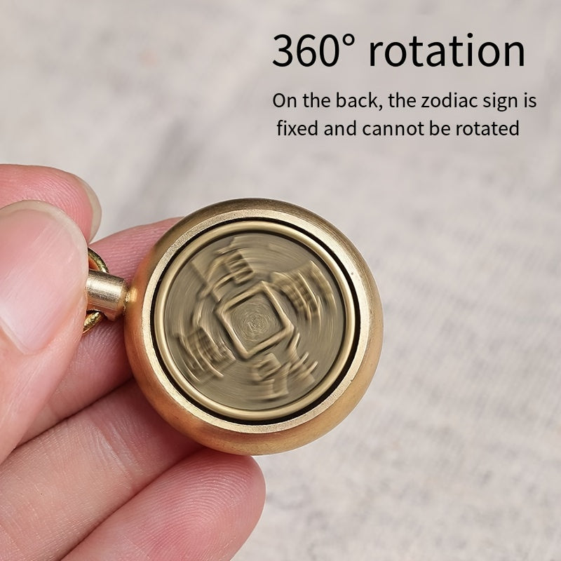 Zodiac Buddha Keychain Chinese Animal Astrology Pendant Decoration