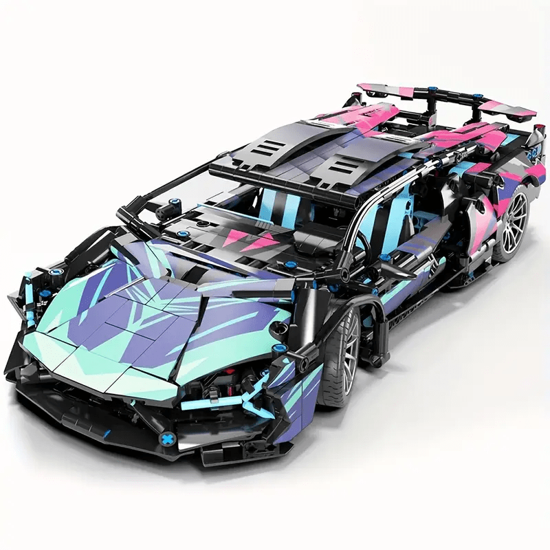 Cyberblock sports car 1314pcs precision particle assembly