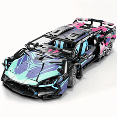 Cyberblock sports car 1314pcs precision particle assembly