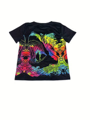 Shark Watercolor T Shirt 3D Print Summer Tee