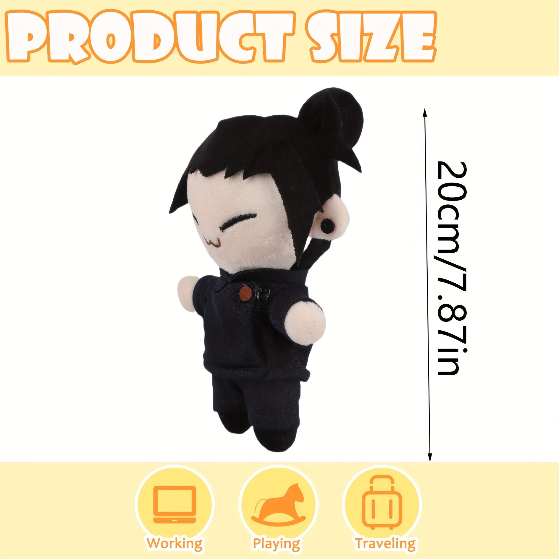 Purple Doll Plush Toy Soft Stuffed Anime Game Characters Gift