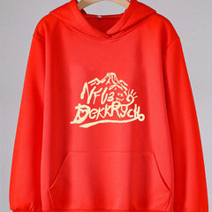 Girls Cartoon Mountain Hoodie Long Sleeve Sweatshirt