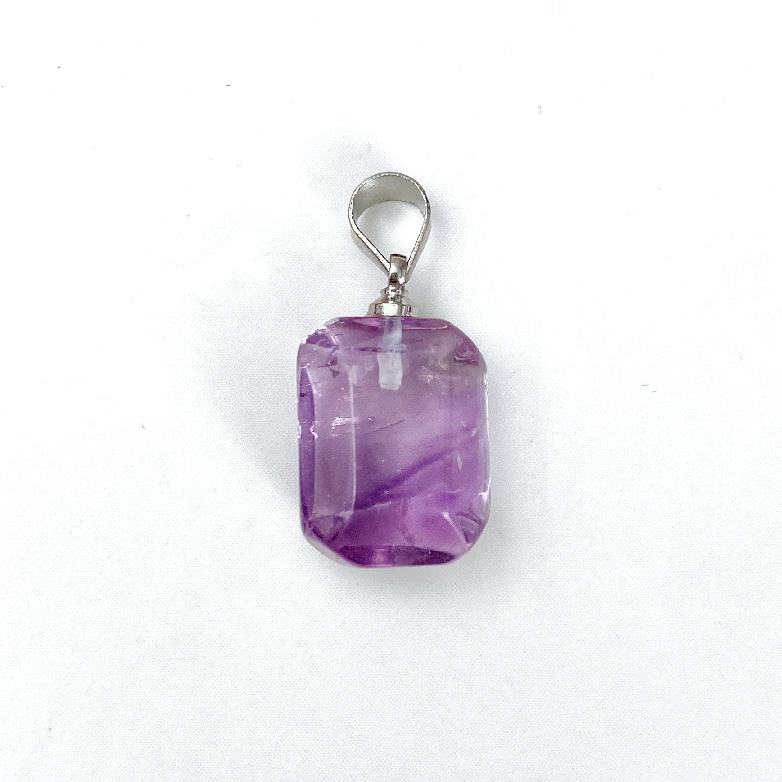 Random Amethyst Natural Gem Healing Crystal for DIY Pendant Necklaces