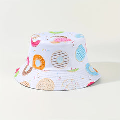 Fisherman Hat Men's Creative Pattern Hat Summer Outdoor Casual Sunshade