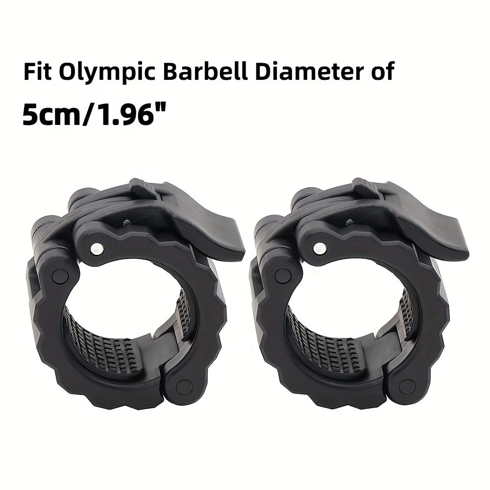 1pair Barbell Clamps Collars 2inch 50mm Quick Release Weight Bars Buckle Dumbb
