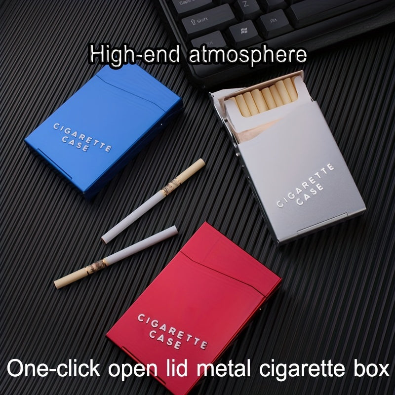 20 Pack Soft Cigarette Cases Aluminum Alloy Holder for Men