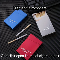20 Pack Soft Cigarette Cases Aluminum Alloy Holder for Men