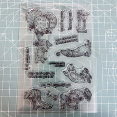 Cartoon Dog Silicone Stamp for Card Making Scrapbooking Crafting