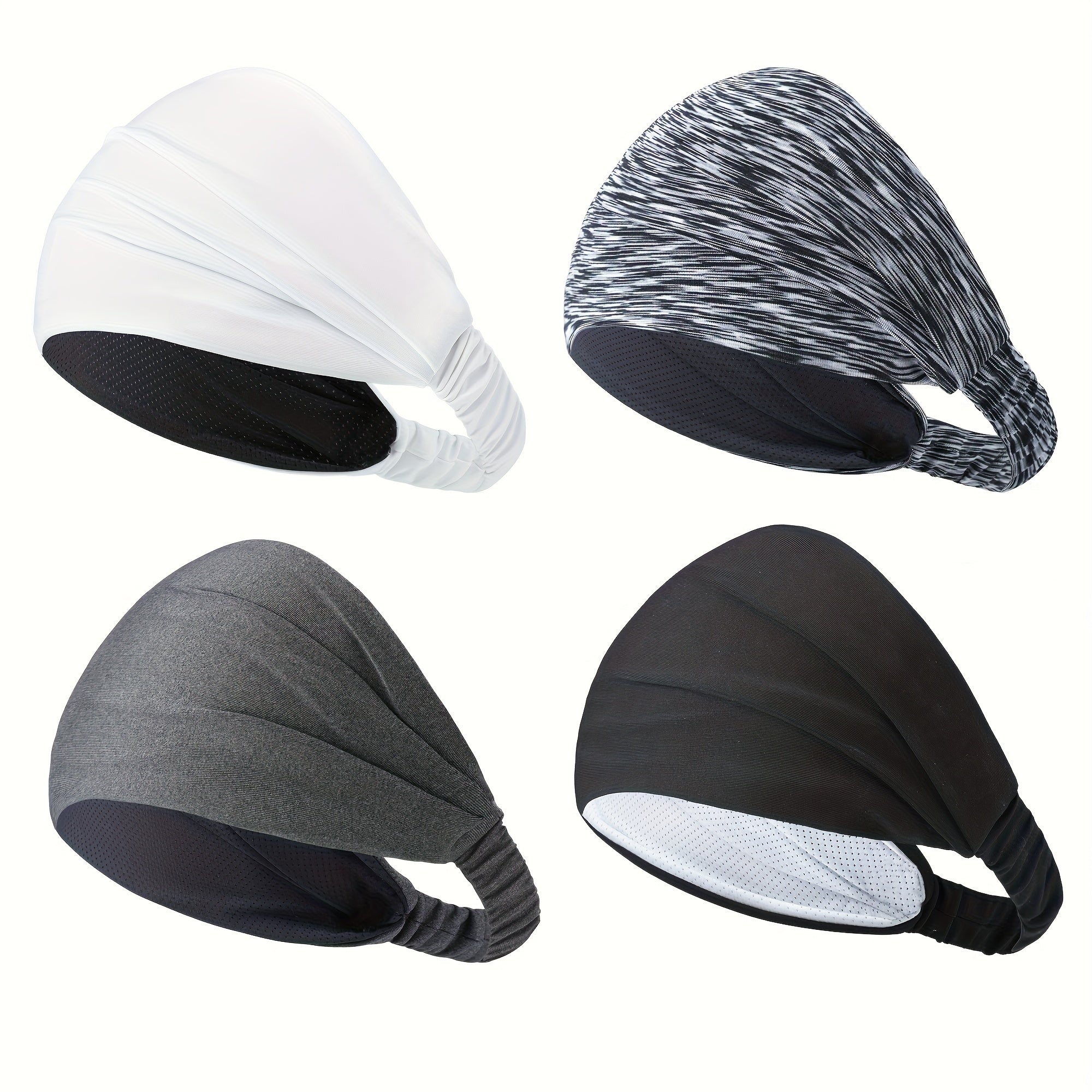 Men's Athletic Headband Sweat Absorbent Non Slip Sports Band Quick Dry