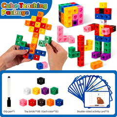 Mathematical Cube Building Blocks Counting Toys