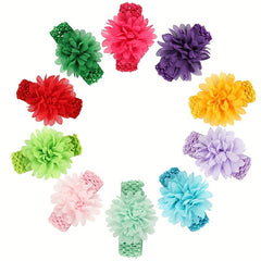 Baby Girls Chiffon Flower Headband Hair Accessories