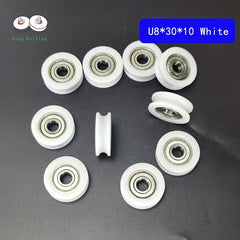 10pcs 626 & 608 Plastic Coated Bearings POM Sliding Roller 30x10mm Bore 6mm