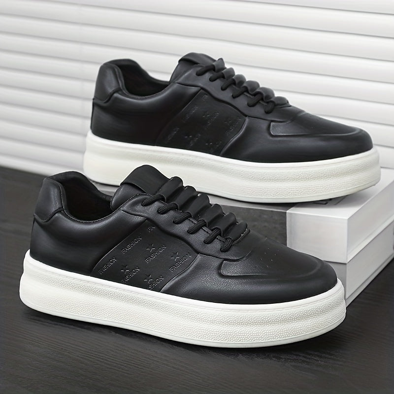 Men's Platform Skate Shoes Lace up Breathable