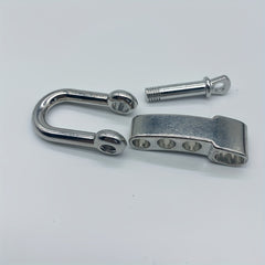 Adjustable Metal Cord Bracelet Shackle - Outdoor Survival Rope Accessory
