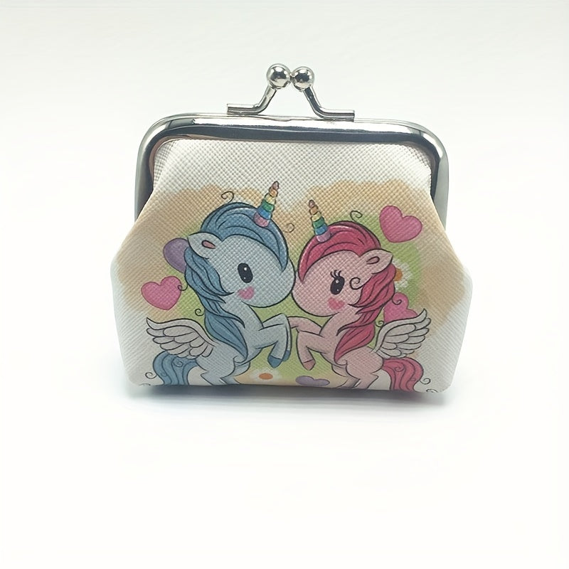 Unicorn Coin Purse for Kids, Cute Cartoon Wallet Gift