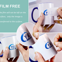 10pcs A4 Waterproof Transfer Paper Film for Glass Mug Ceramics