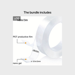 Heavy Duty Double Sided Mounting Tape - Multipurpose Adhesive Foam Tape