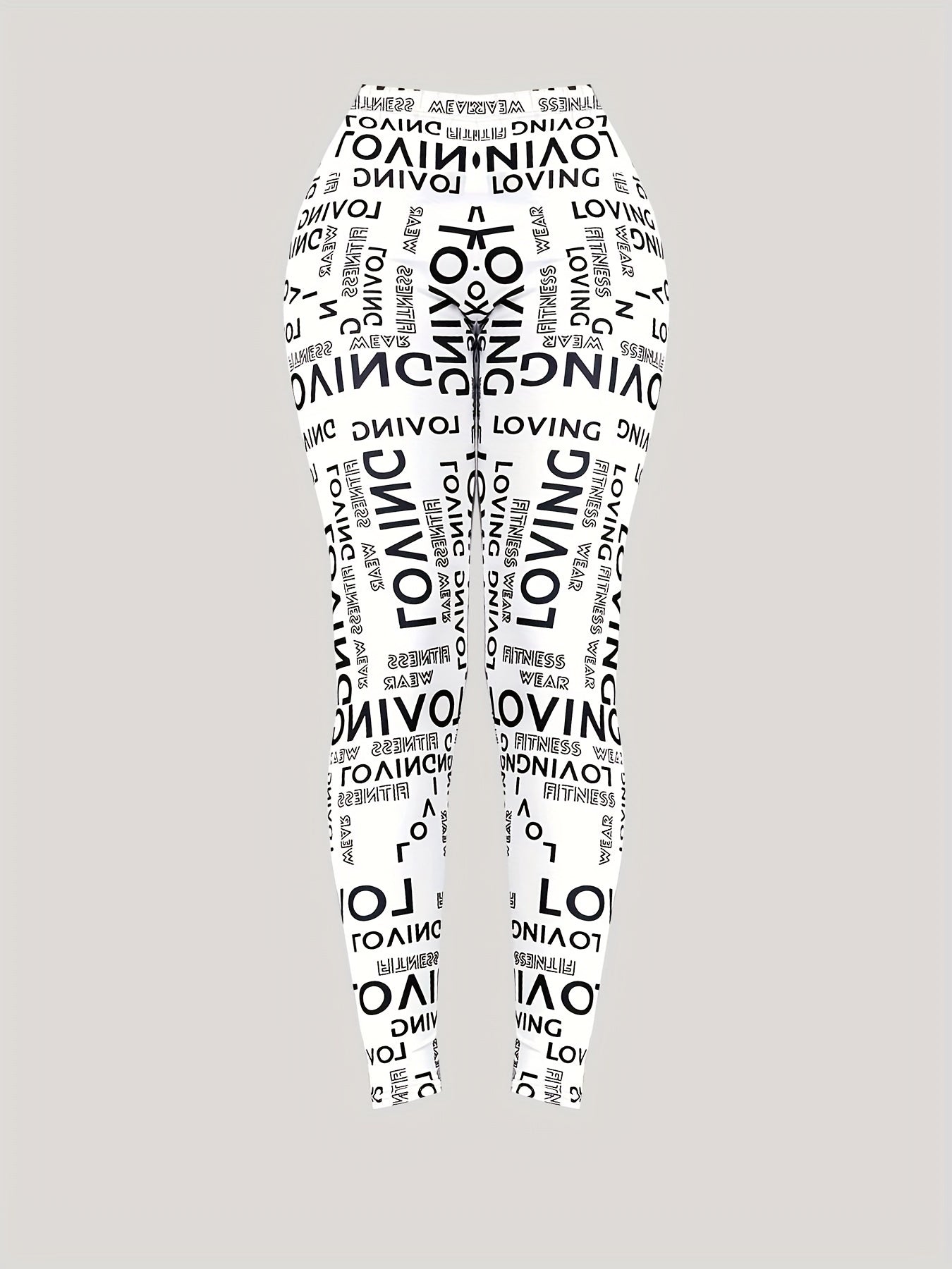Casual High Waist Long Length Leggings Women's Clothing