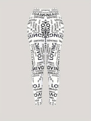 Casual High Waist Long Length Leggings Women's Clothing