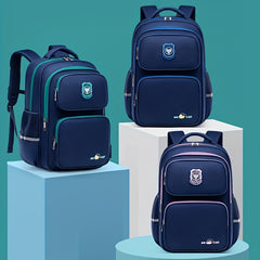 Large Capacity Backpack with Reflective Strip Spine Protection