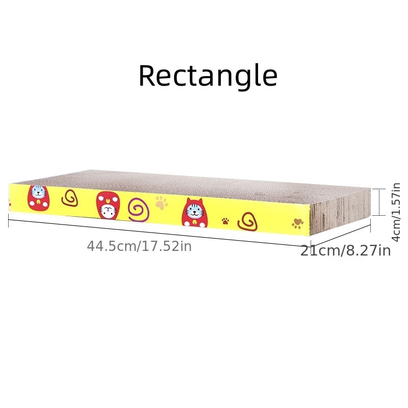 Cat Scratching Board Pad Anti Slip Corrugate Paper for Pet Kitten Claw Grinding