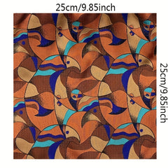6pcs Men's Handkerchief Square Towel Paisley Flower Suit Pocket Combo